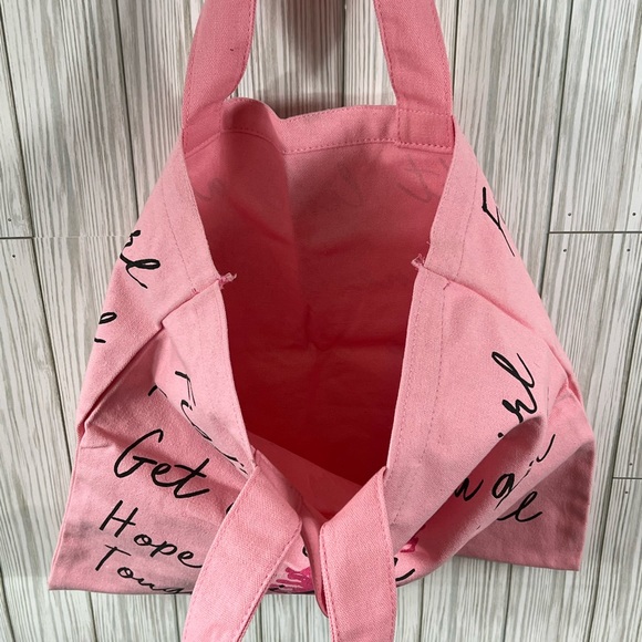Pink Breast Cancer Awareness Tote - Picture 3 of 5